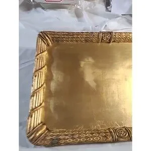 Dining | Vintage Italian Florentine Ornate Gold Gilt Wood Tray Made ...